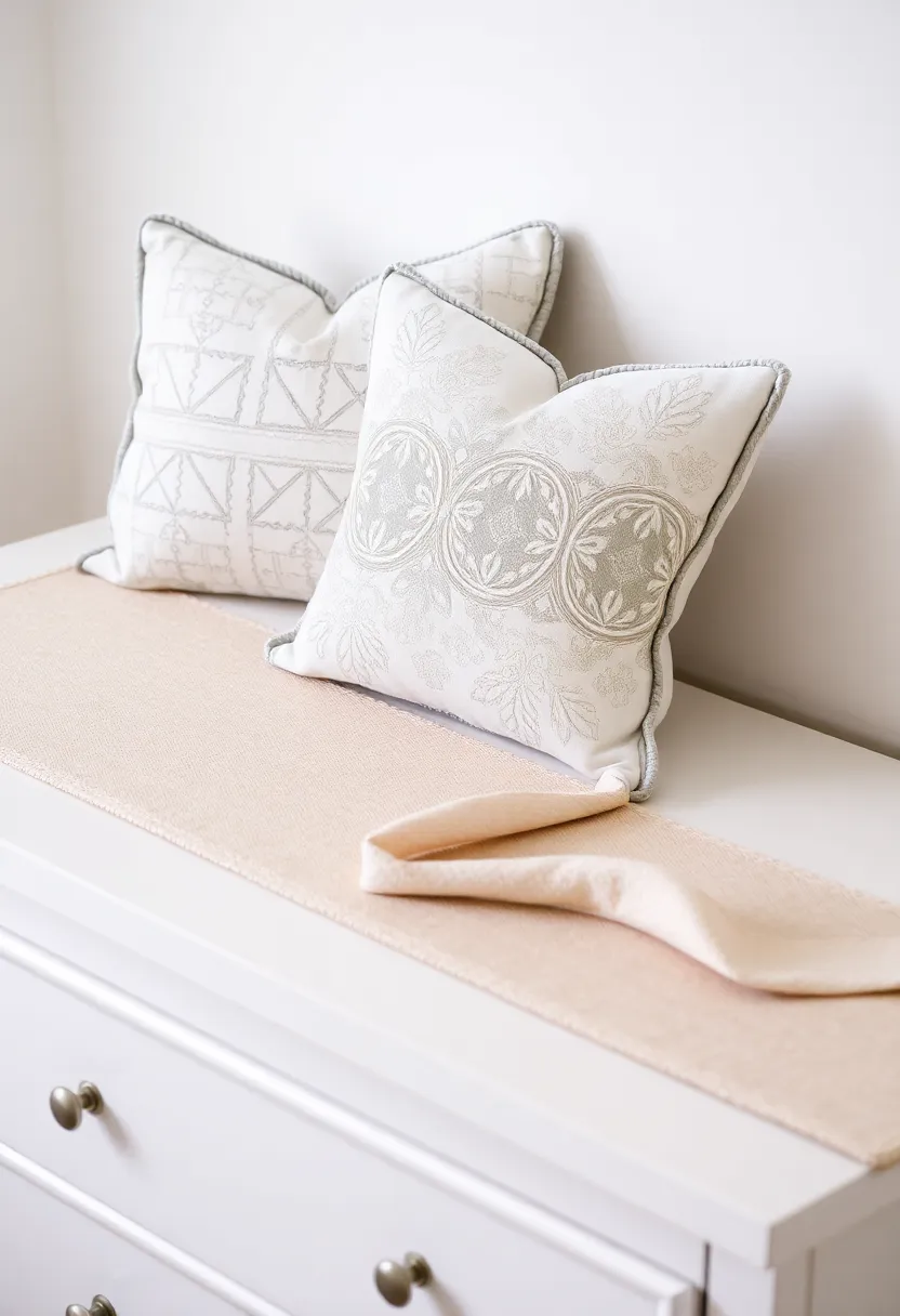 25 Bedroom Dresser Decor Ideas That Make the Room Feel Complete - 23. Incorporate Textiles