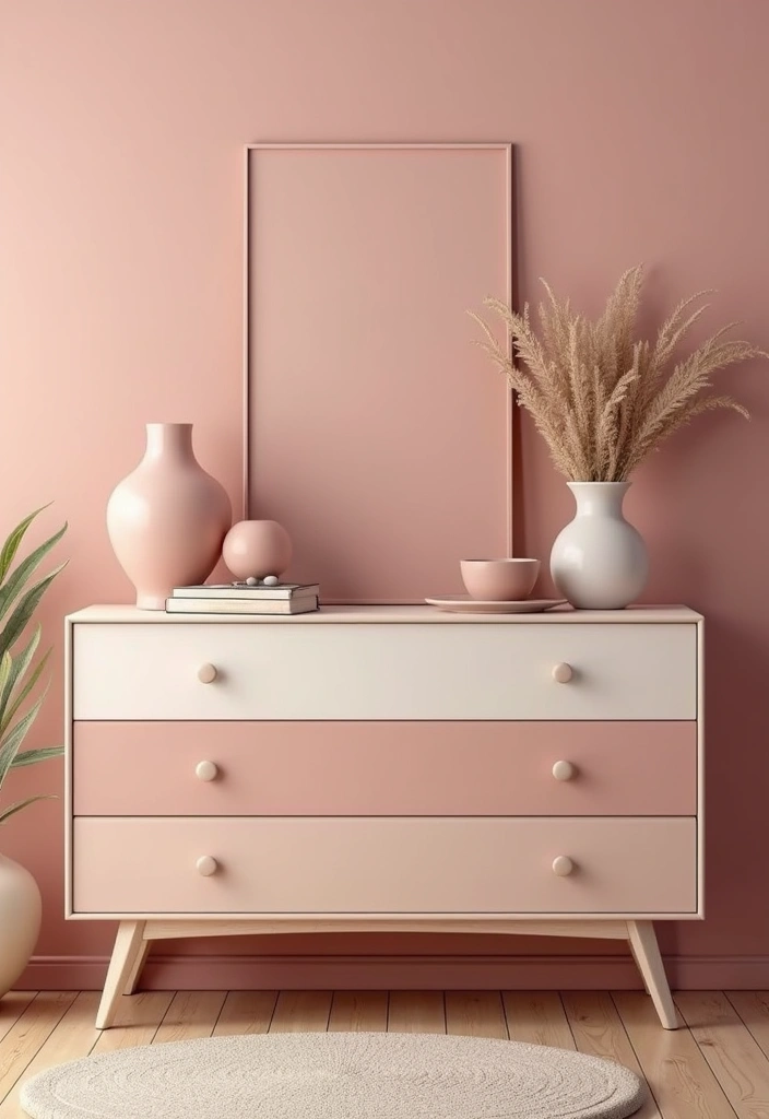 25 Bedroom Dresser Decor Ideas That Make the Room Feel Complete - 9. Color Coordination