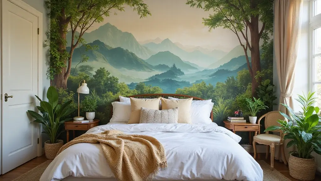 25 Bedroom Mural Ideas Paint That Turn Walls into Art