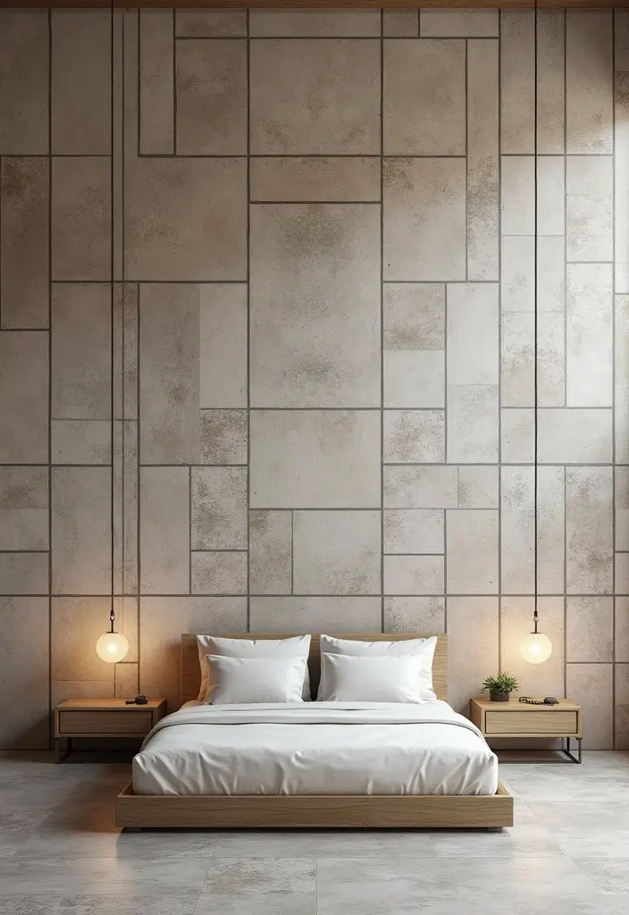 25 Bedroom Wall Tiles Ideas That Feel Modern and Elegant - 10. Textured Wall Tiles