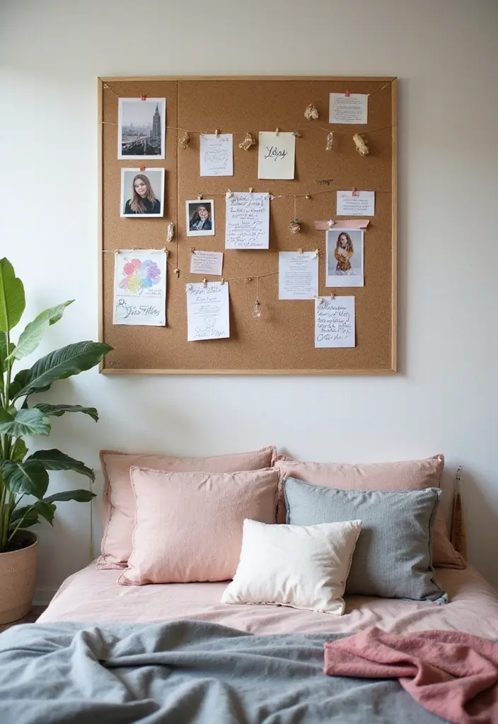 25 Bulletin Board Ideas Bedroom That Keep You Inspired Daily - 25. Collapsible Board for Flexibility