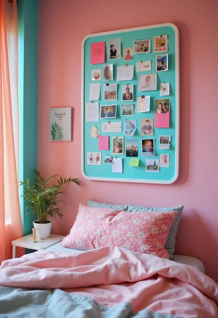 25 Bulletin Board Ideas Bedroom That Keep You Inspired Daily - 6. Magnetic Board Magic