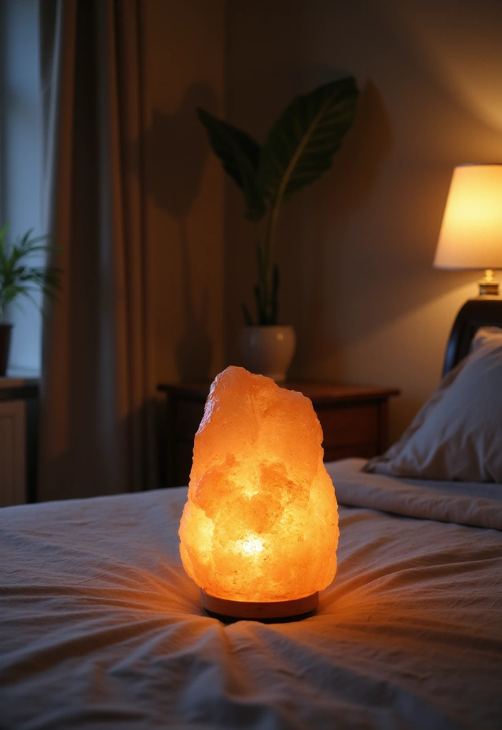 25 Cozy Bedroom Lighting Ideas That Set the Perfect Mood - 14. Himalayan Salt Lamps