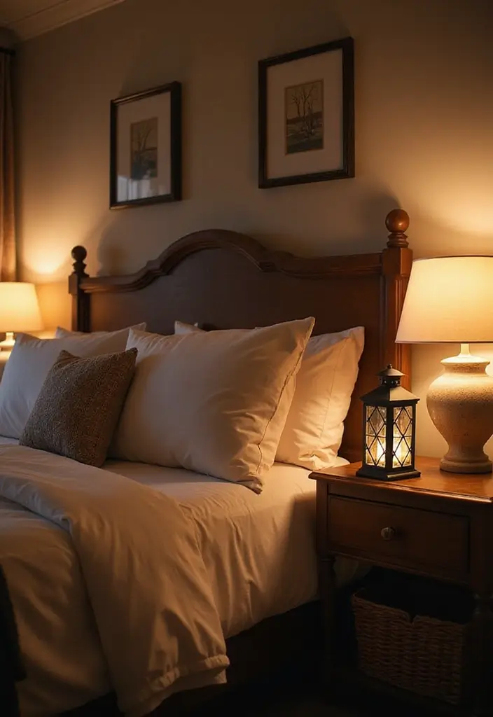 25 Cozy Bedroom Lighting Ideas That Set the Perfect Mood - 15. Decorative Lanterns