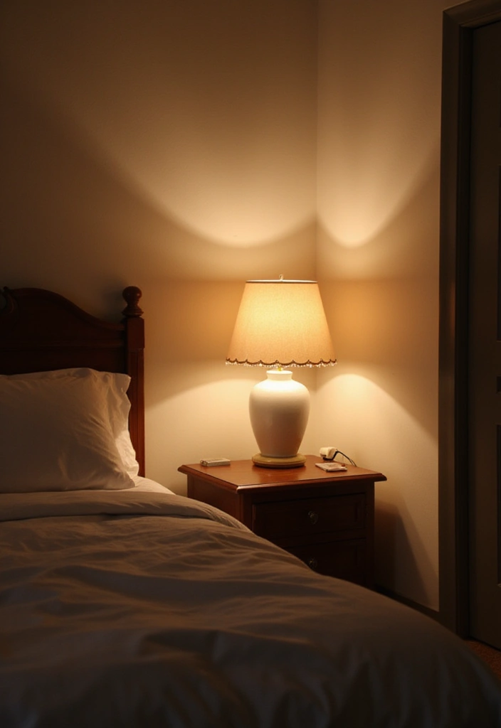 25 Cozy Bedroom Lighting Ideas That Set the Perfect Mood - 6. Soft Fabric Lampshades