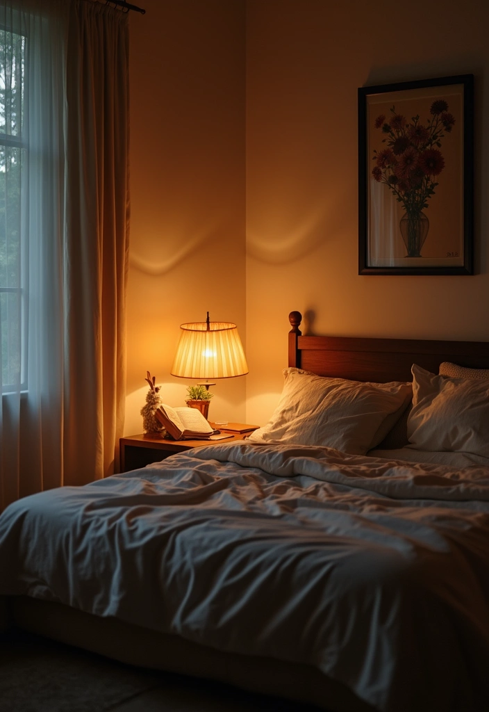 25 Cozy Bedroom Lighting Ideas That Set the Perfect Mood - 8. Battery-Powered LED Lights