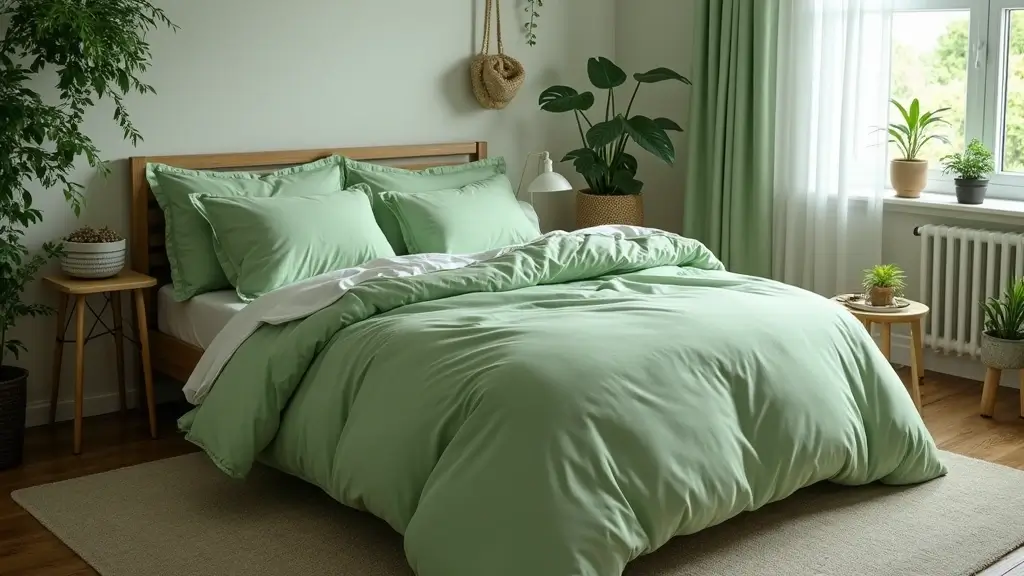 25 Green Comforter Bedroom Ideas That Feel Peaceful & Cozy
