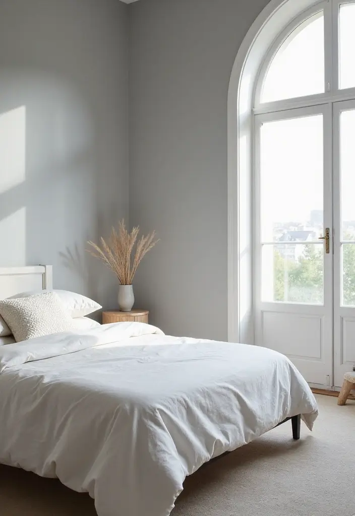25 Grey Bedroom Ideas Aesthetic That Feel Calm & Minimalist - 1. Soft Grey Tones