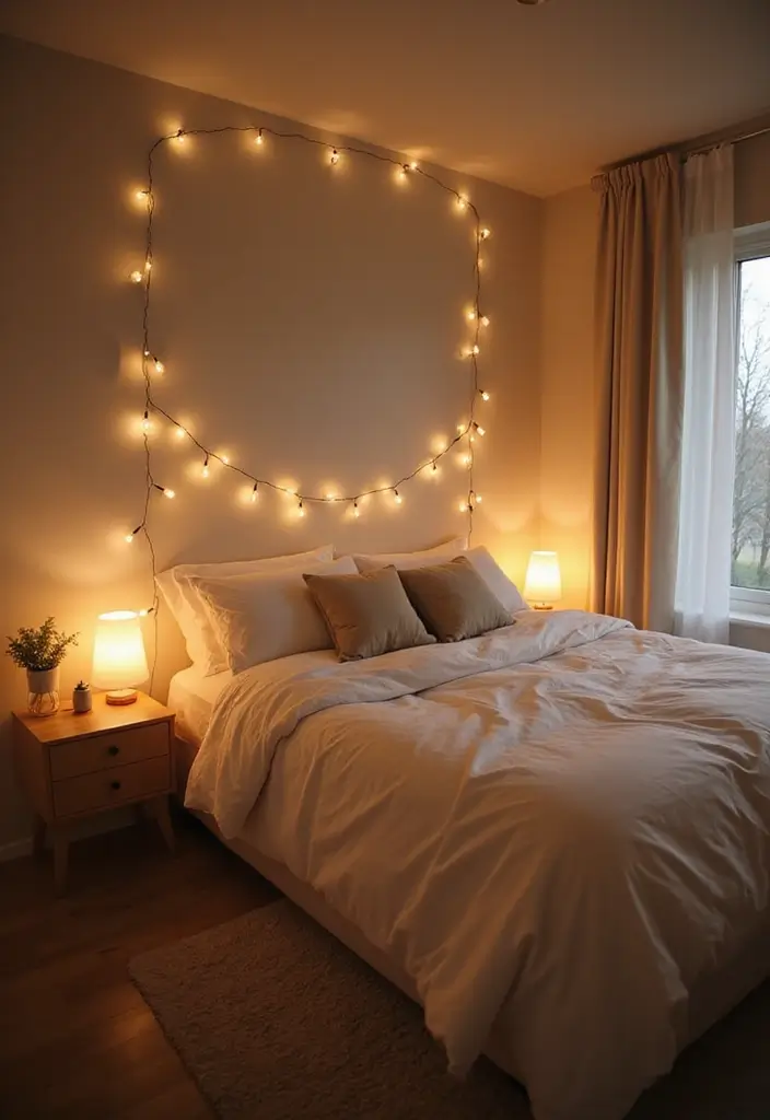 25 Guest Bedroom Decor Ideas That Impress Instantly - 19. Soft Lighting Options