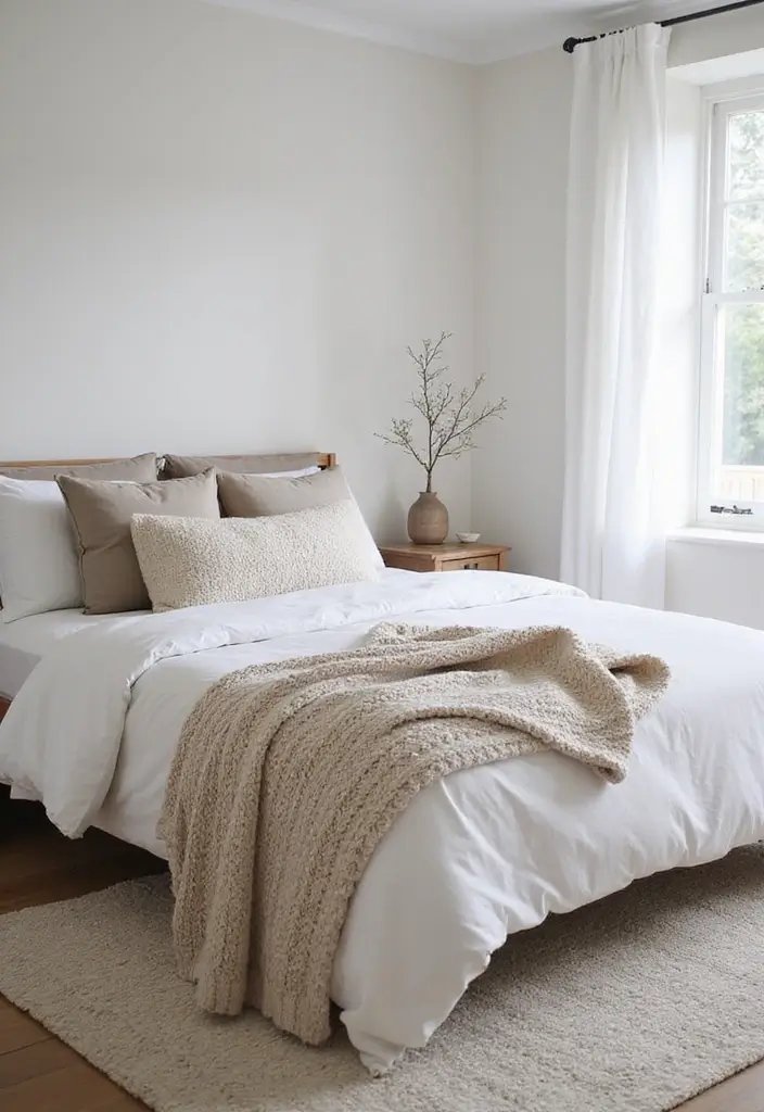 25 Guest Bedroom Decor Ideas That Impress Instantly - 3. Cozy Textiles