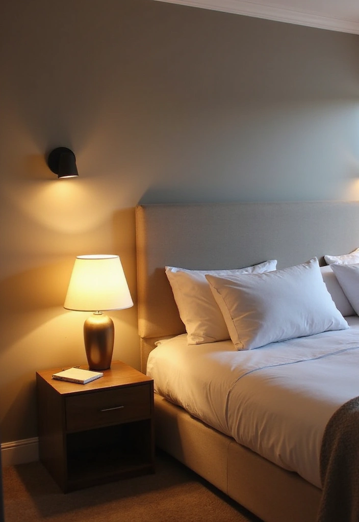 25 Guest Bedroom Decor Ideas That Impress Instantly - 5. Functional Lighting