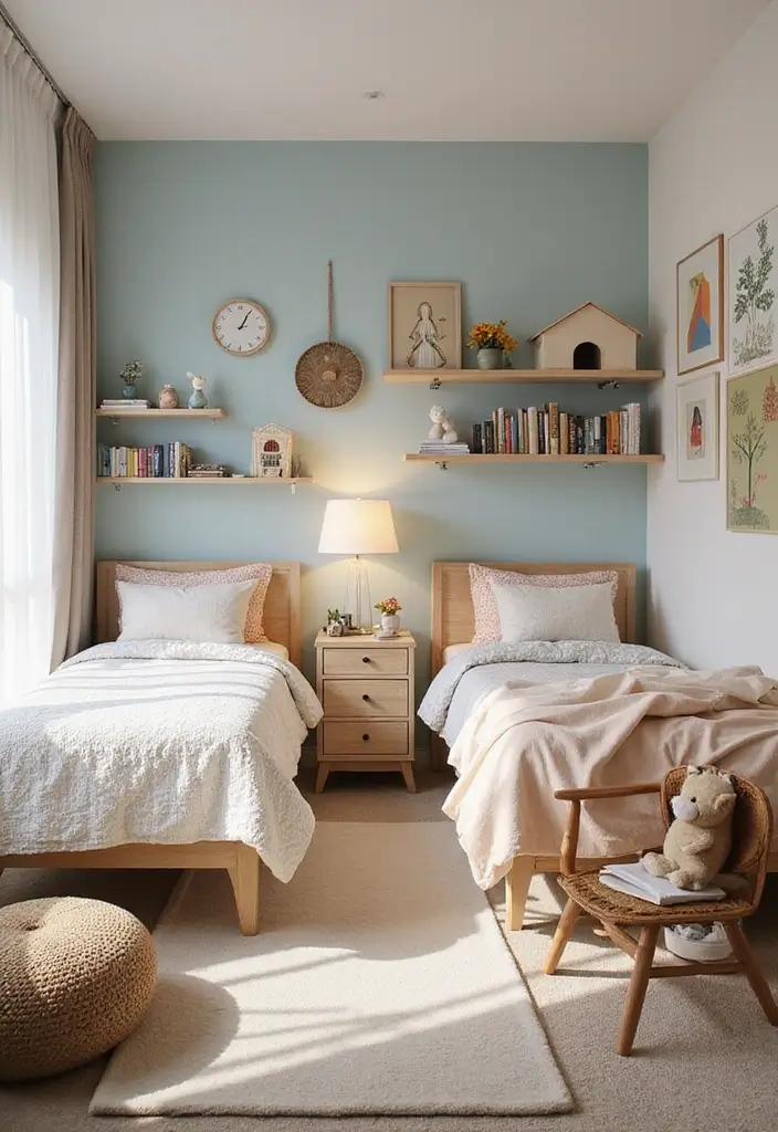 25 Kids Bedroom Ideas Shared Boy and Girl That Work Perfectly - 15. Creative Play Zones