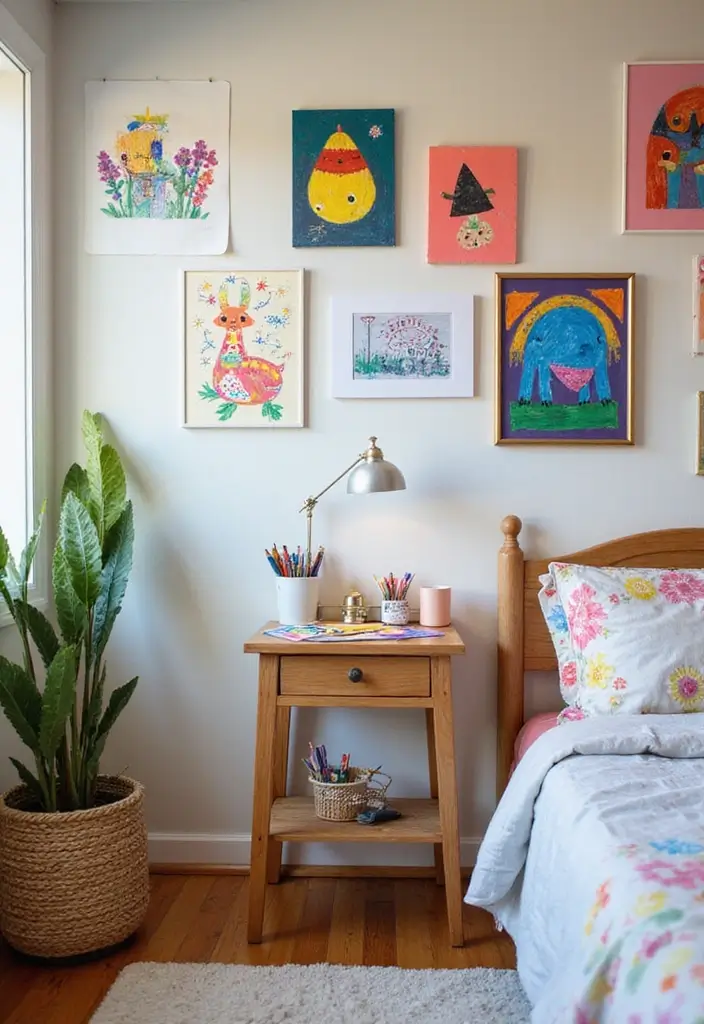 25 Kids Bedroom Ideas Shared Boy and Girl That Work Perfectly - 5. Arts & Crafts Corner