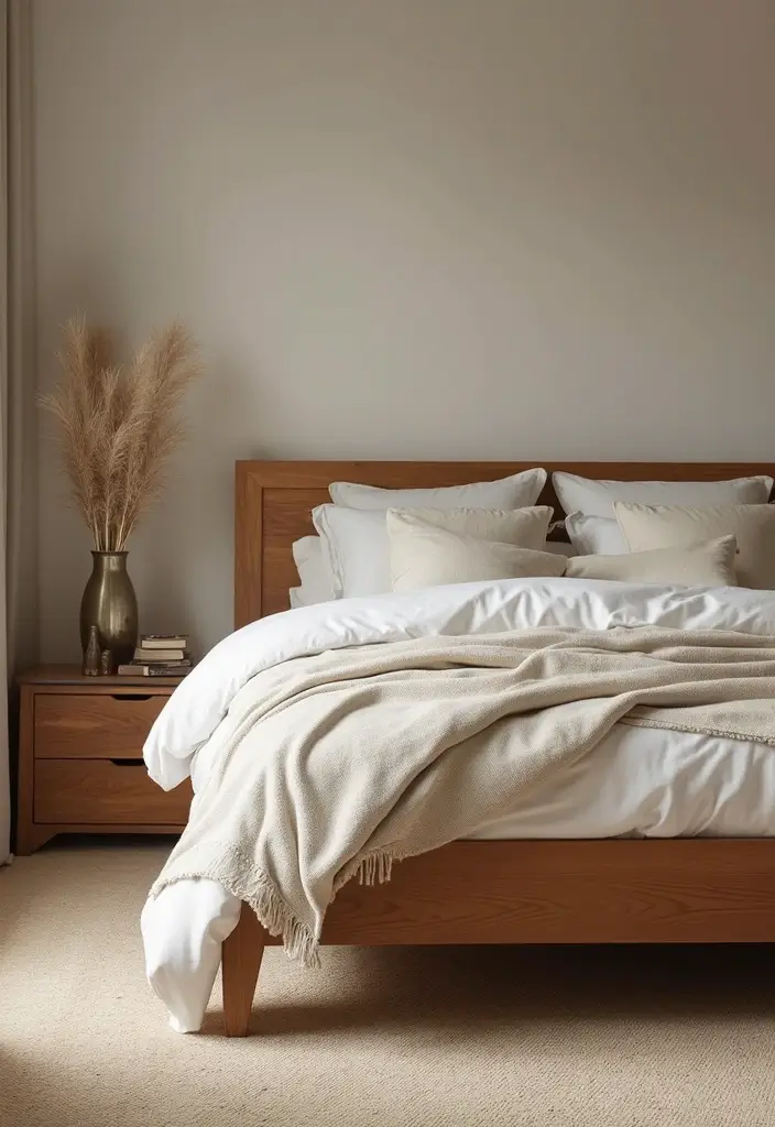 25 Neutral Bedroom Decor Ideas That Feel Cozy & Balanced - 15. Cozy Bed Frames