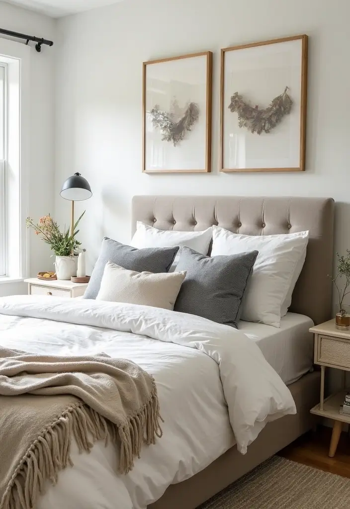 25 Neutral Bedroom Decor Ideas That Feel Cozy & Balanced - 18. Regular Refreshing of Decor