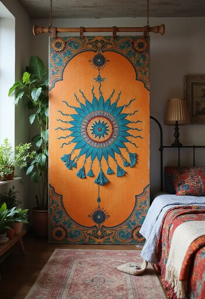 25 Room Divider Ideas Bedroom That Add Style & Privacy - 13. Artistic Room Separators