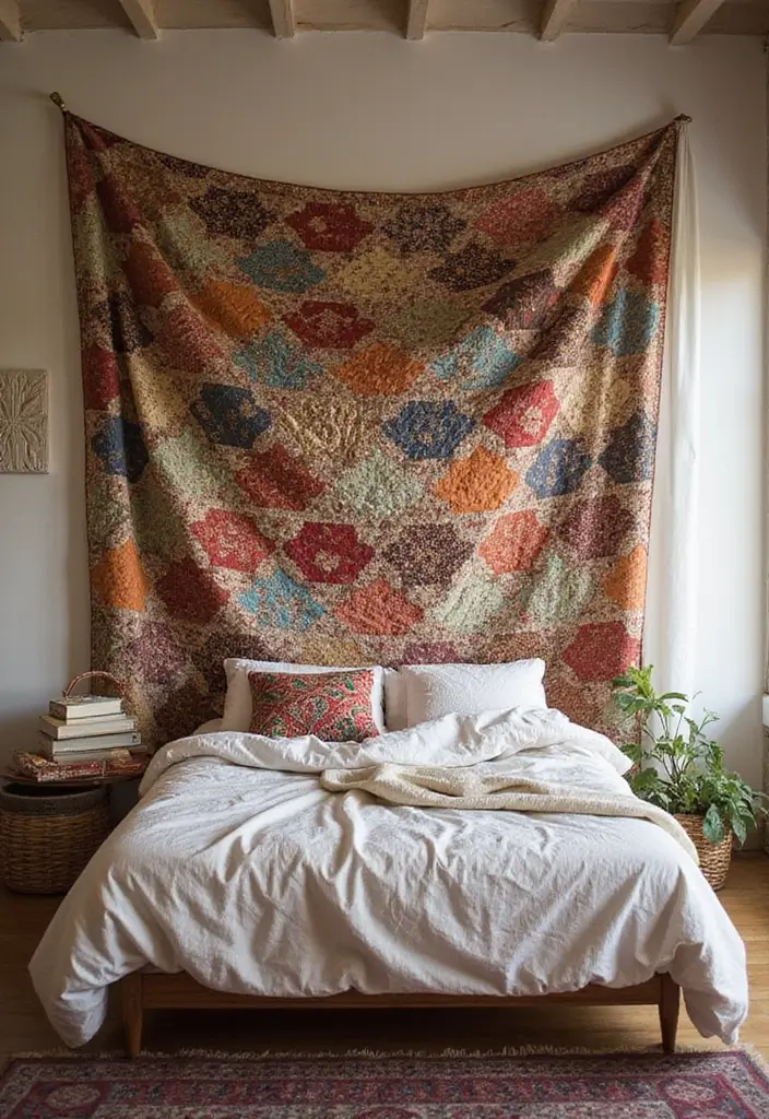 25 Room Divider Ideas Bedroom That Add Style & Privacy - 20. Quilted Room Dividers