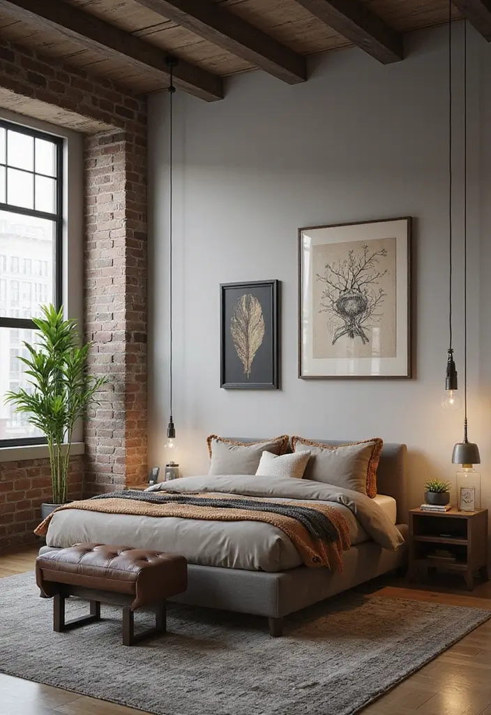 25 Sims 4 Bedroom Ideas No CC That Look Totally Realistic - 18. Urban Loft