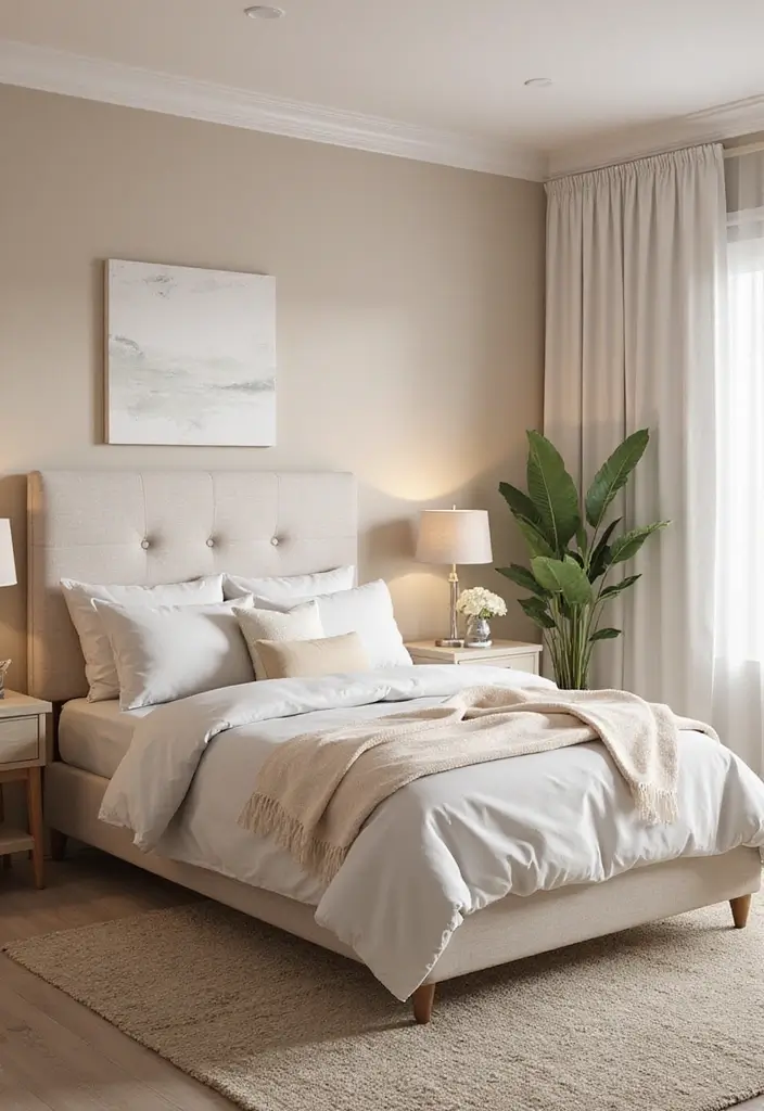 25 Sims 4 Bedroom Ideas No CC That Look Totally Realistic - 25. Serene Retreat