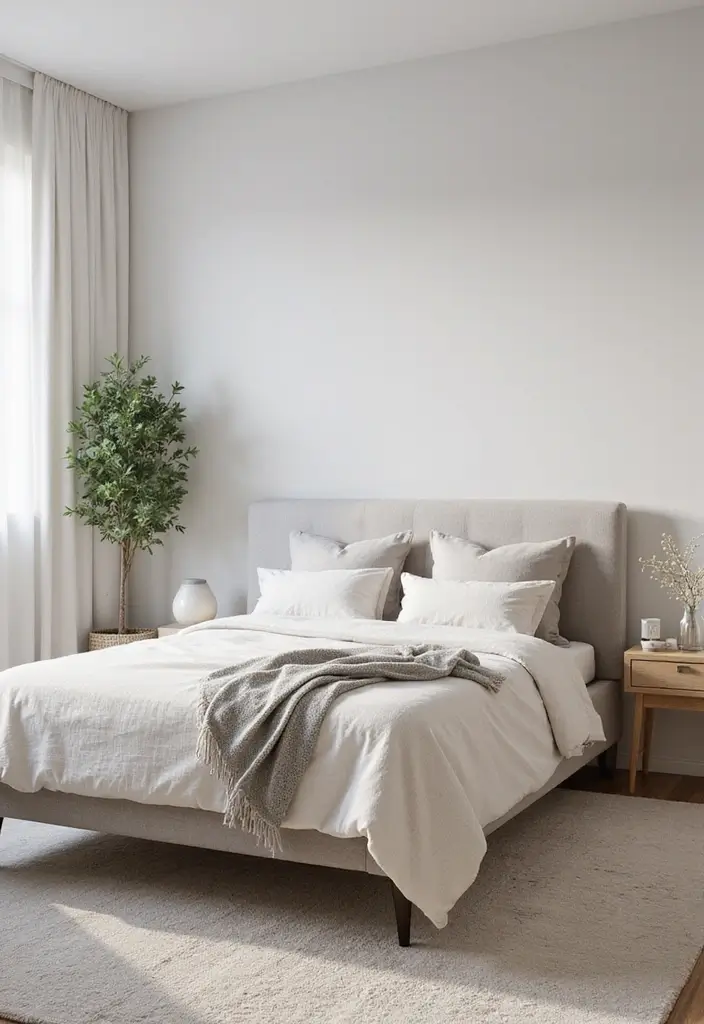 25 Sims 4 Bedroom Ideas No CC That Look Totally Realistic - 4. Modern Scandinavian