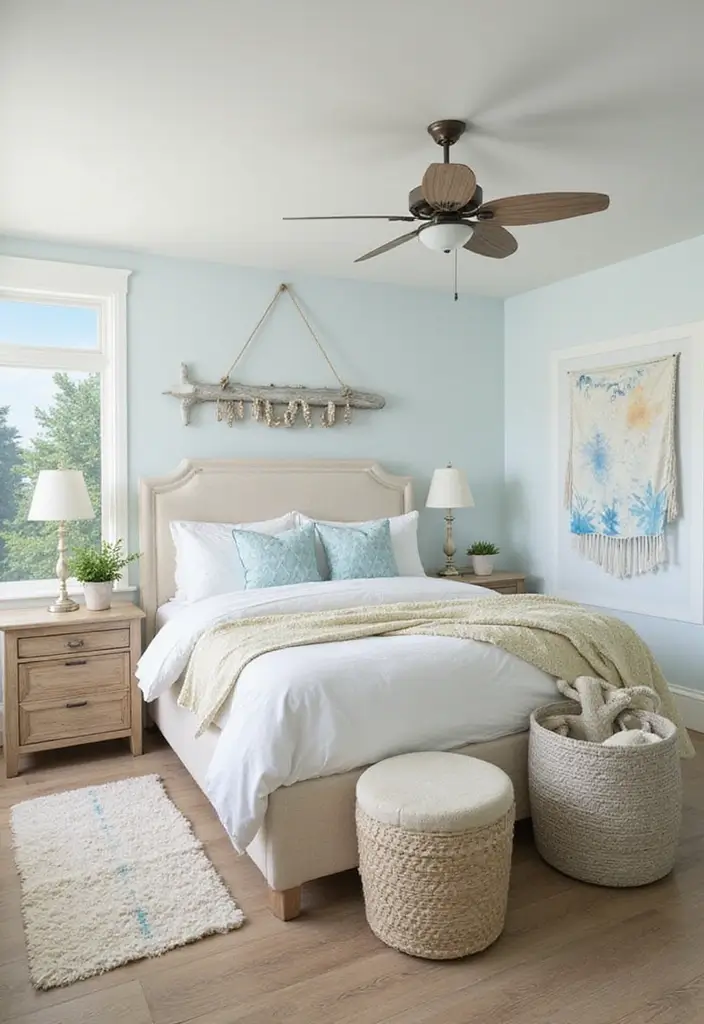 25 Sims 4 Bedroom Ideas No CC That Look Totally Realistic - 9. Coastal Escape