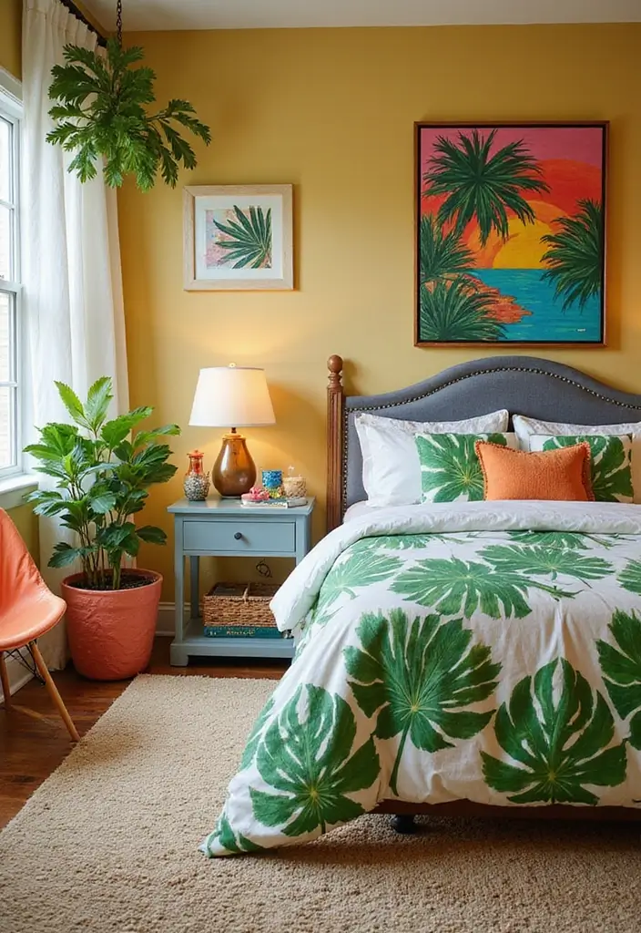 25 Toca Life Bedroom Ideas That Feel Colorful & Joyful - 12. Tropical Paradise