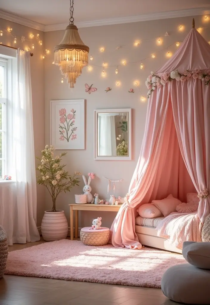 25 Toca Life Bedroom Ideas That Feel Colorful & Joyful - 14. Enchanted Fairy Garden