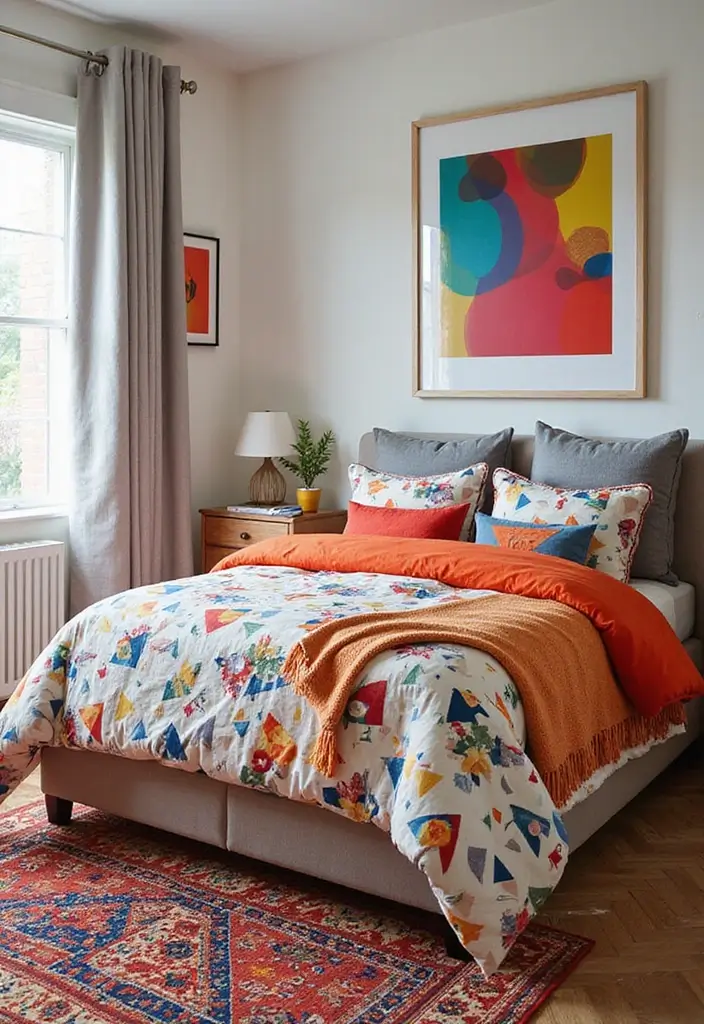 25 Toca Life Bedroom Ideas That Feel Colorful & Joyful - 17. Bold Geometric Patterns
