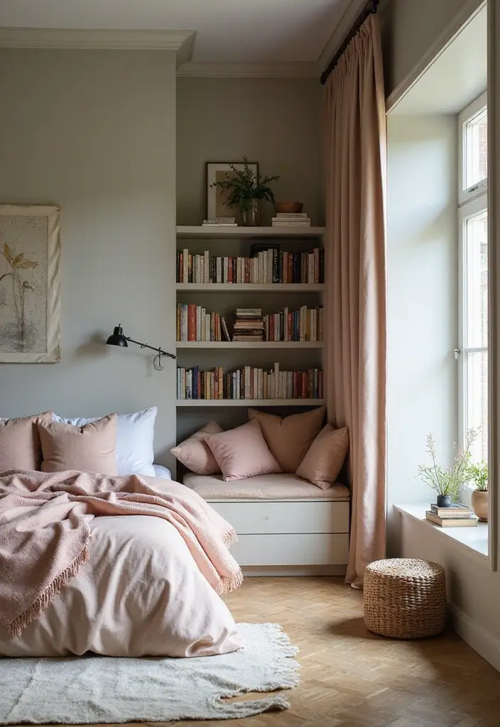 25 Toca Life Bedroom Ideas That Feel Colorful & Joyful - 21. Cozy Reading Sanctuary