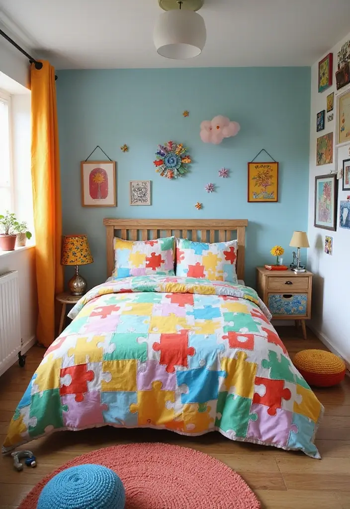 25 Toca Life Bedroom Ideas That Feel Colorful & Joyful - 25. Fun Puzzle Room