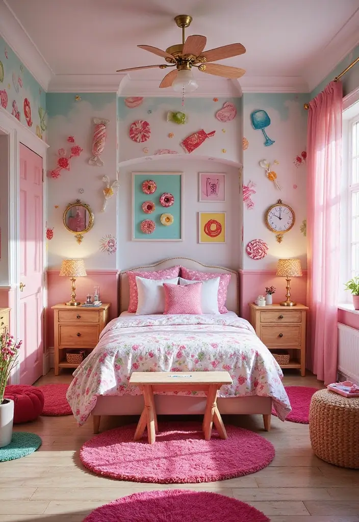 25 Toca Life Bedroom Ideas That Feel Colorful & Joyful - 6. Candy Land