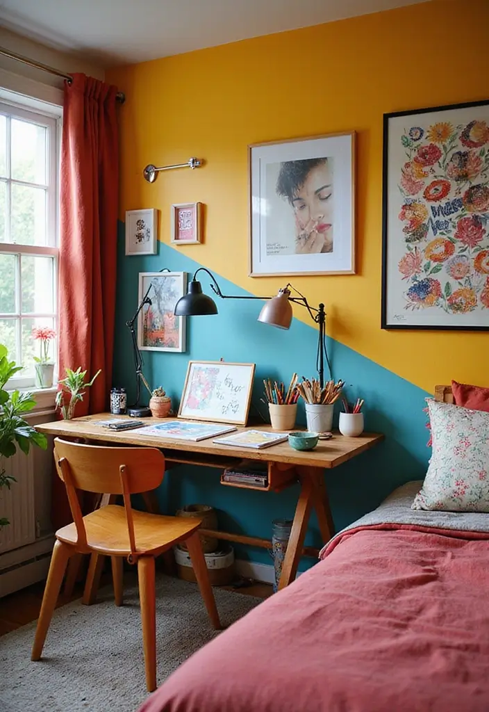 25 Toca Life Bedroom Ideas That Feel Colorful & Joyful - 8. Artistic Studio Space