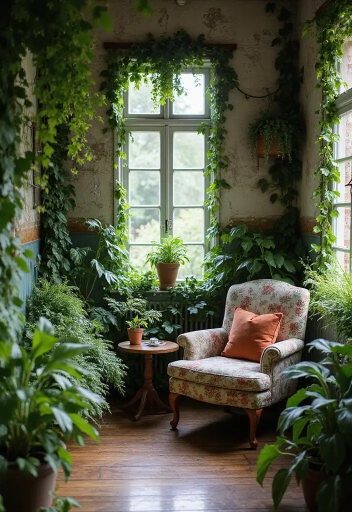 25 Vines in Bedroom Ideas That Bring Nature Indoors - 18. Corner Plant Nook