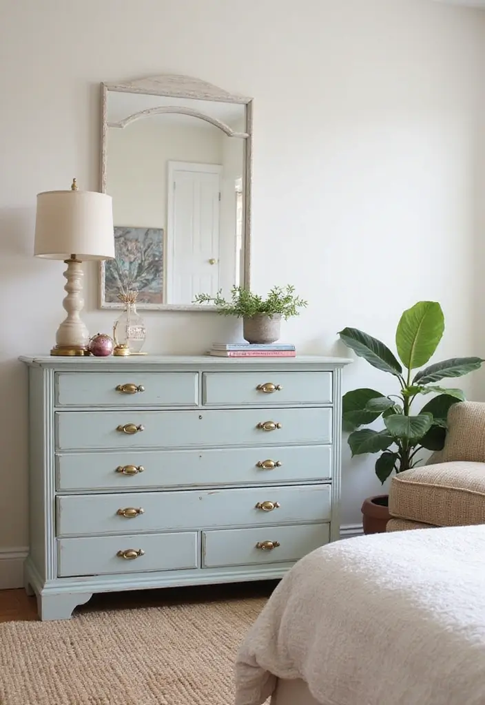 30 Affordable Bedroom Decor Ideas That Look Expensive on a Budget - 15. Upcycled Furniture