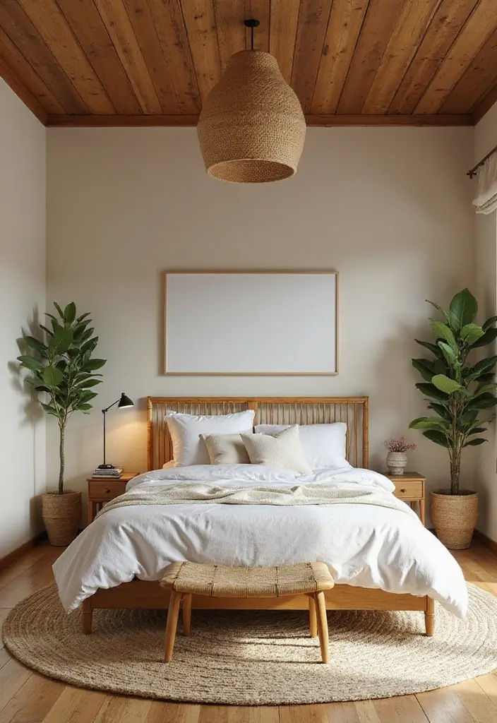 30 Affordable Bedroom Decor Ideas That Look Expensive on a Budget - 21. Eco-Friendly Decor