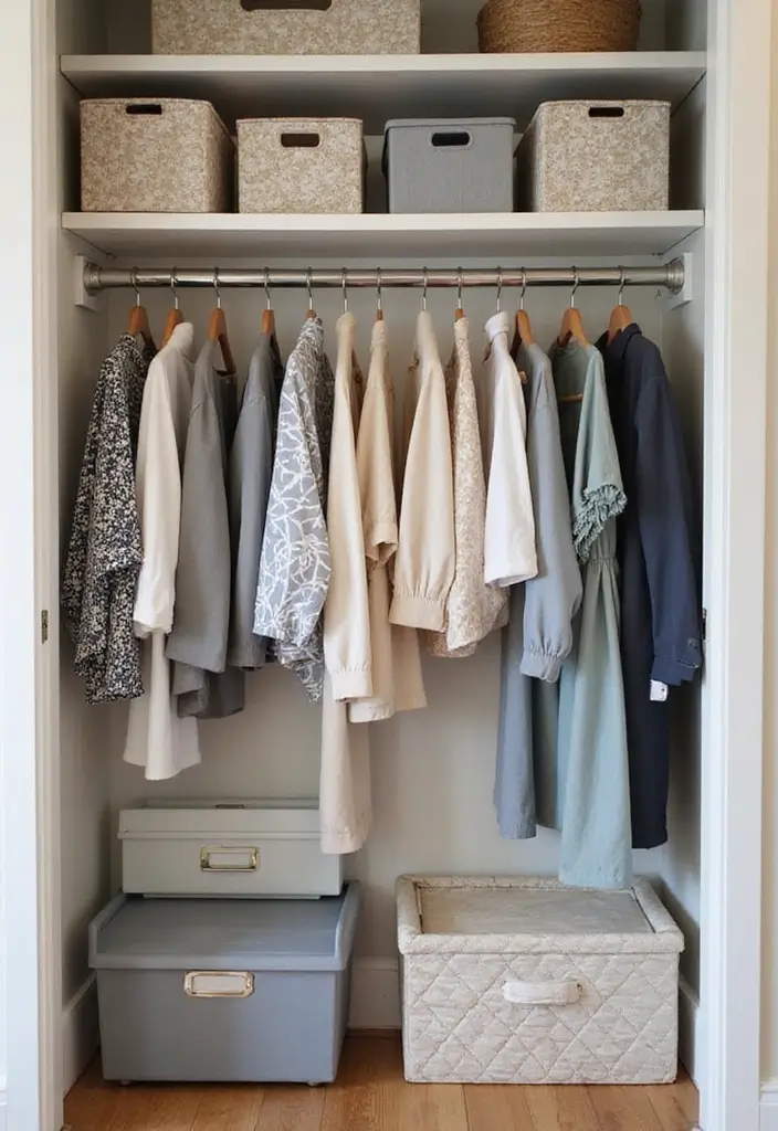 30 Affordable Bedroom Decor Ideas That Look Expensive on a Budget - 28. Innovative Closet Solutions