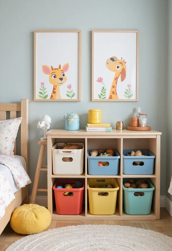 30 Animal Crossing Bedroom Ideas That Feel Wholesome & Aesthetic - 12. Charming Toy Storage