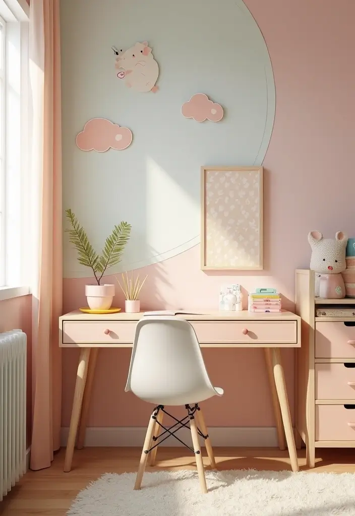 30 Animal Crossing Bedroom Ideas That Feel Wholesome & Aesthetic - 13. Themed Desk Area