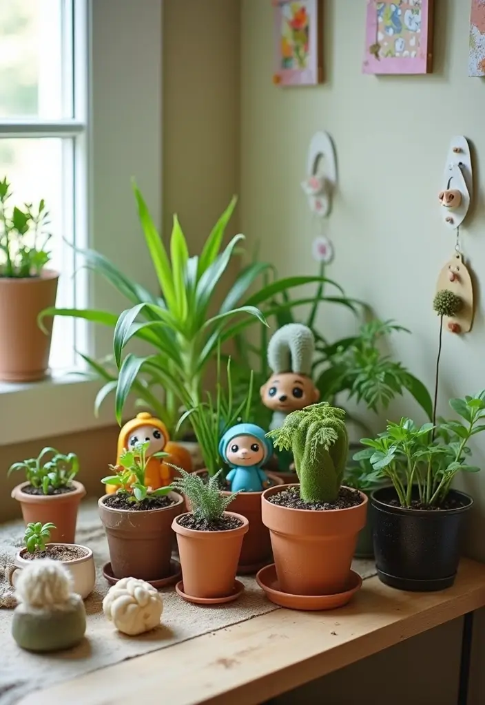 30 Animal Crossing Bedroom Ideas That Feel Wholesome & Aesthetic - 20. Miniature Indoor Garden