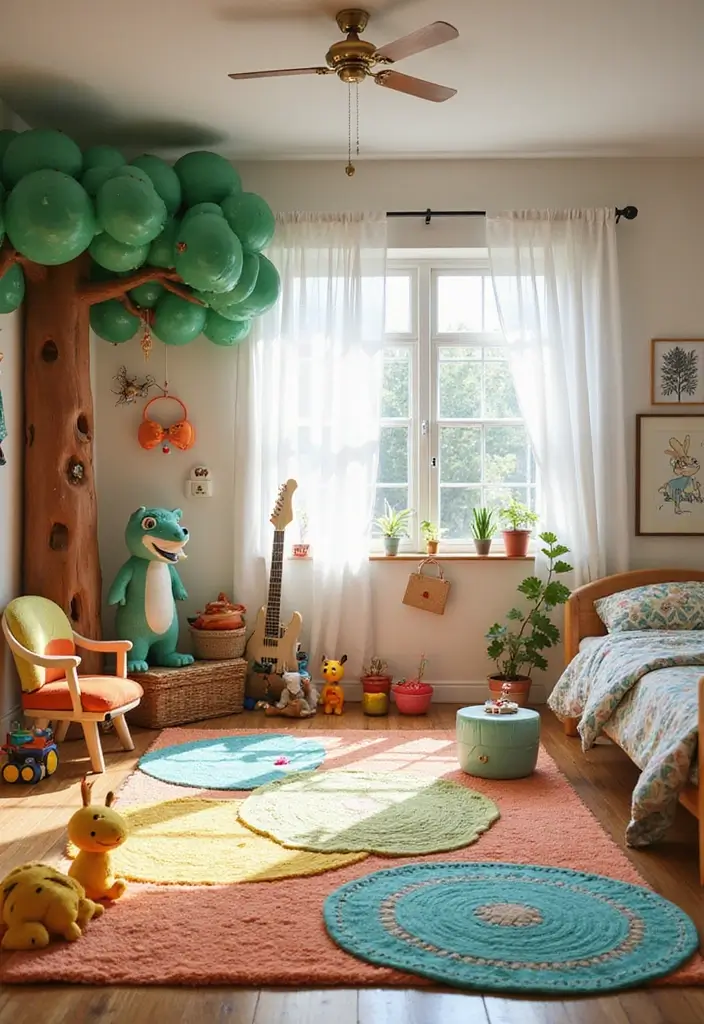 30 Animal Crossing Bedroom Ideas That Feel Wholesome & Aesthetic - 25. Fantasy-Themed Play Area