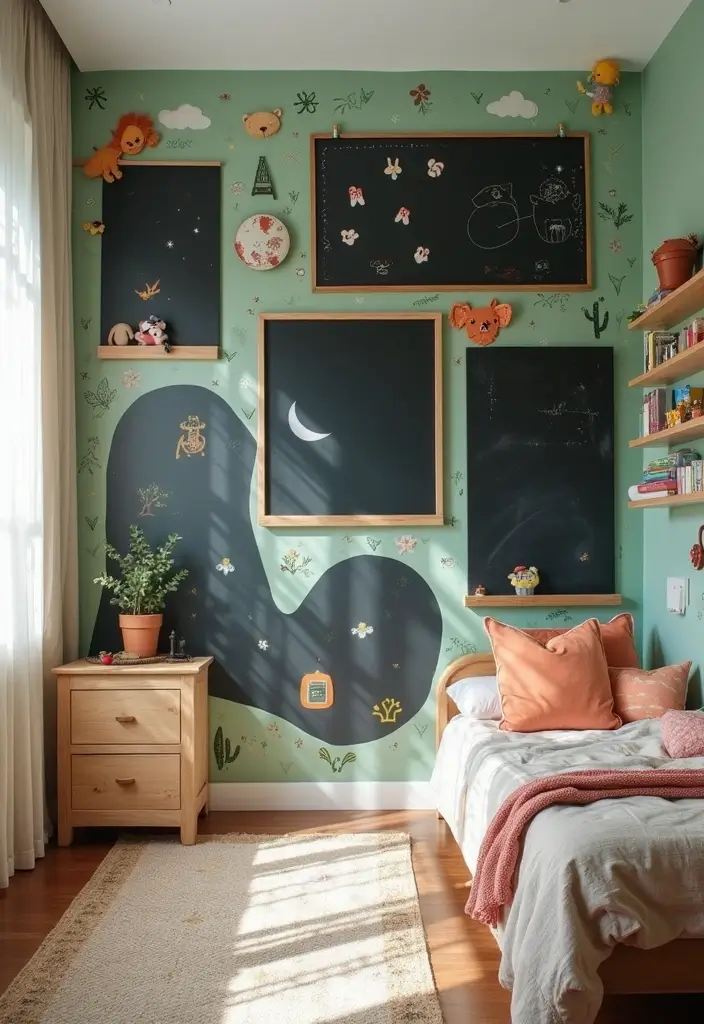 30 Animal Crossing Bedroom Ideas That Feel Wholesome & Aesthetic - 26. Interactive Play Wall