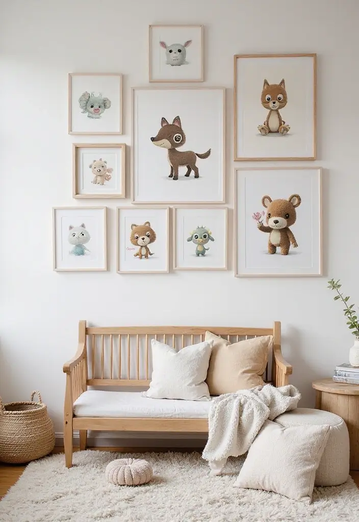 30 Animal Crossing Bedroom Ideas That Feel Wholesome & Aesthetic - 6. Whimsical Wall Art