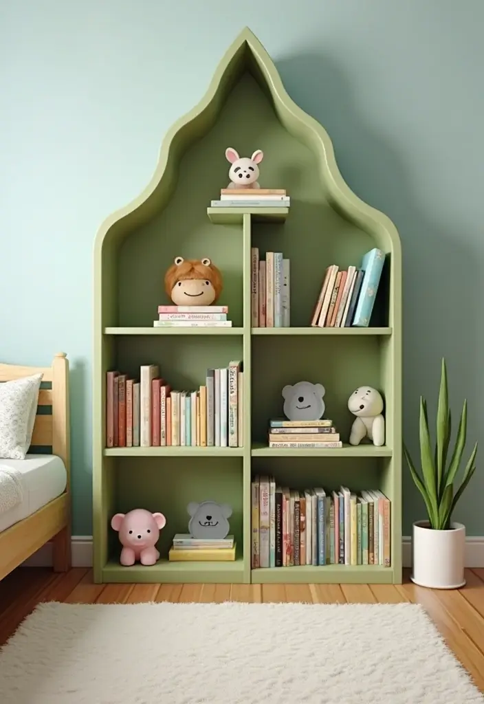 30 Animal Crossing Bedroom Ideas That Feel Wholesome & Aesthetic - 8. Creative Bookshelves