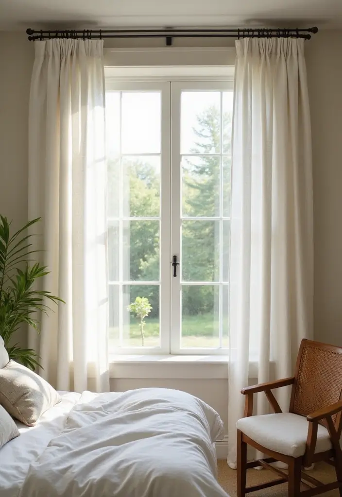 30 Bedroom Additions to House Ideas That Expand Comfort & Style - 22. Sustainable Window Treatments