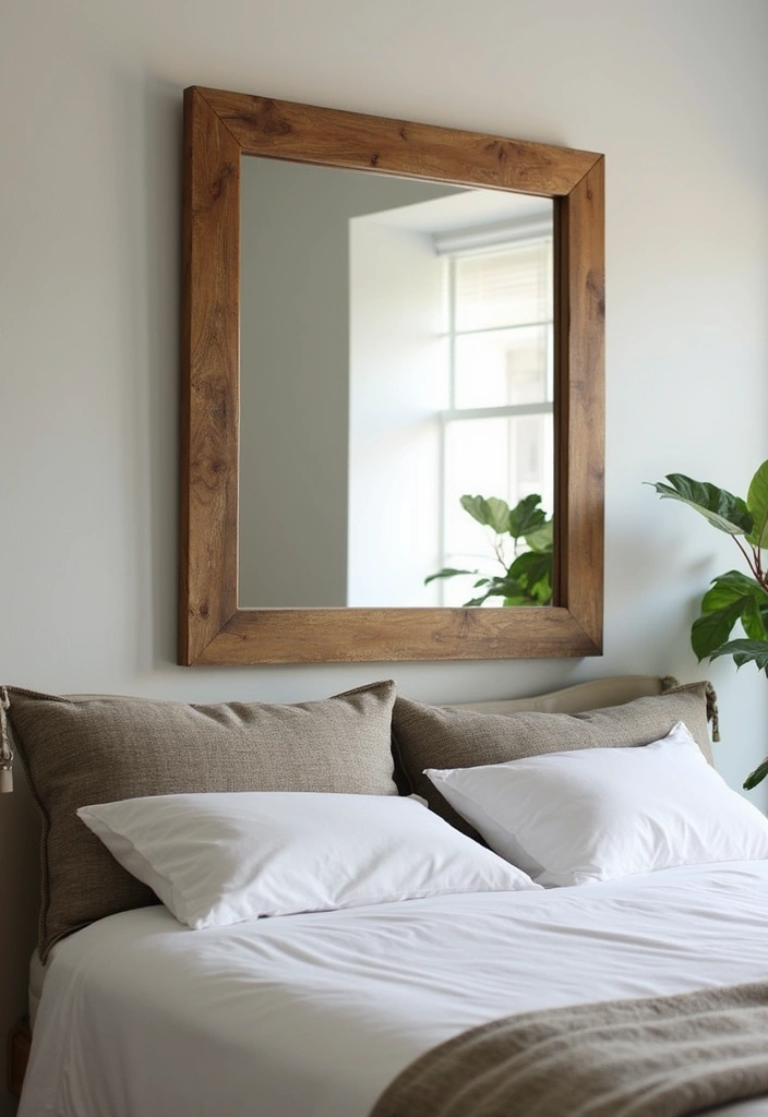 30 Bedroom Additions to House Ideas That Expand Comfort & Style - 27. Sustainable Wall Mirrors