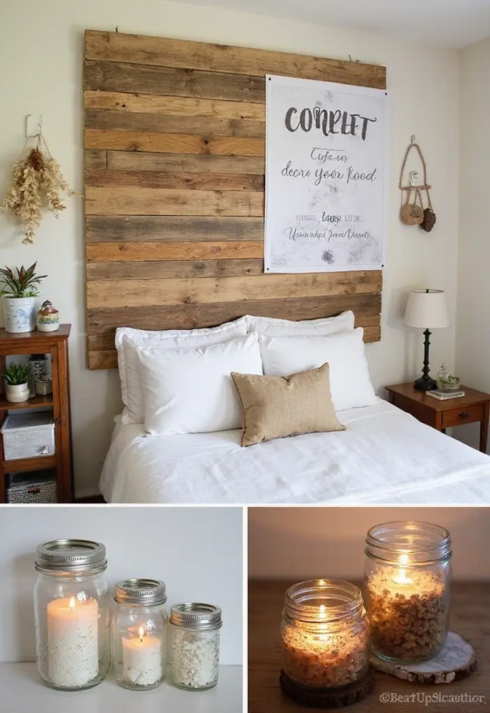 30 Bedroom Additions to House Ideas That Expand Comfort & Style - 7. DIY Upcycled Decor