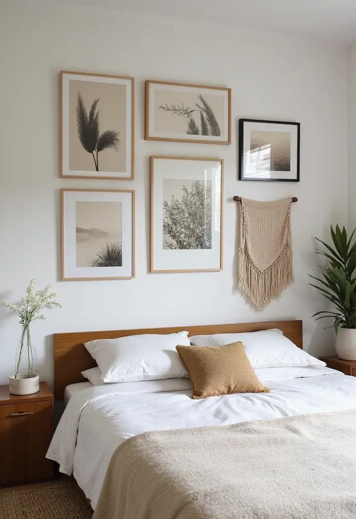 30 Bedroom Additions to House Ideas That Expand Comfort & Style - 8. Sustainable Artwork