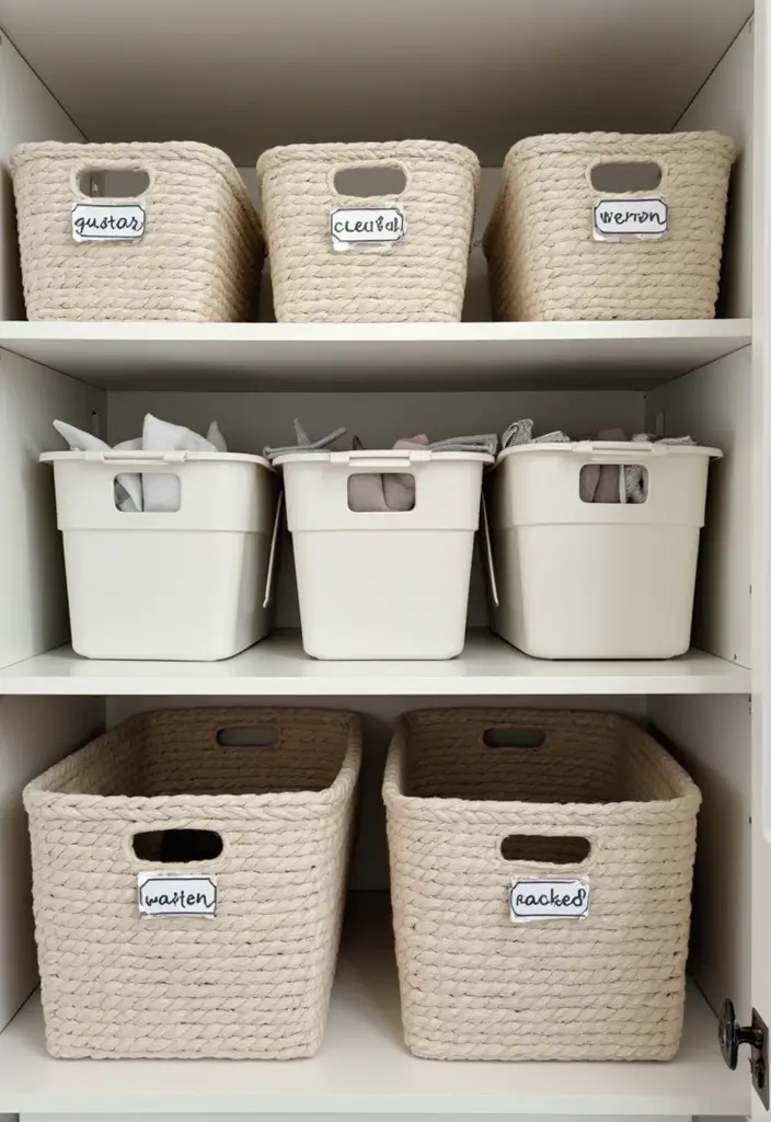 30 Bedroom Closet Organization Ideas That Keep Everything Neat - 13. Labels for Everything