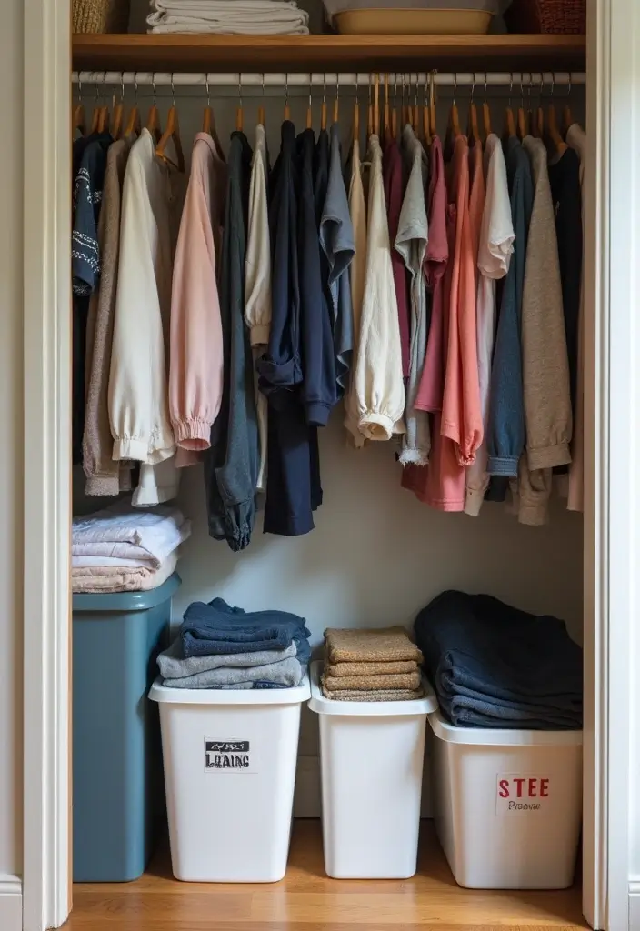 30 Bedroom Closet Organization Ideas That Keep Everything Neat - 30. Regularly Declutter
