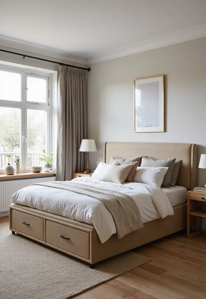 30 Bedroom Closet Organization Ideas That Keep Everything Neat - 9. Multi-functional Furniture